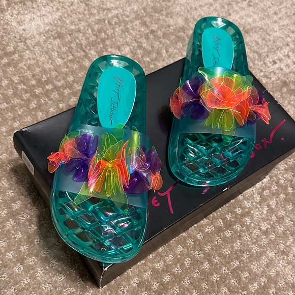Betsy Johnson Jelly Sandals - Picture 3 of 10